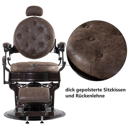 Friseurstuhl Retro Vintage Braun 3849DR