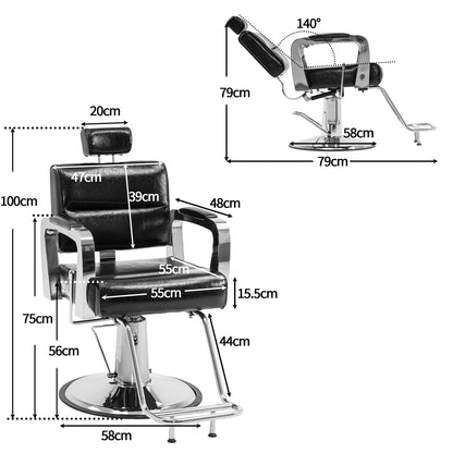 Friseurstuhl Bedienungsstuhl 3127BK