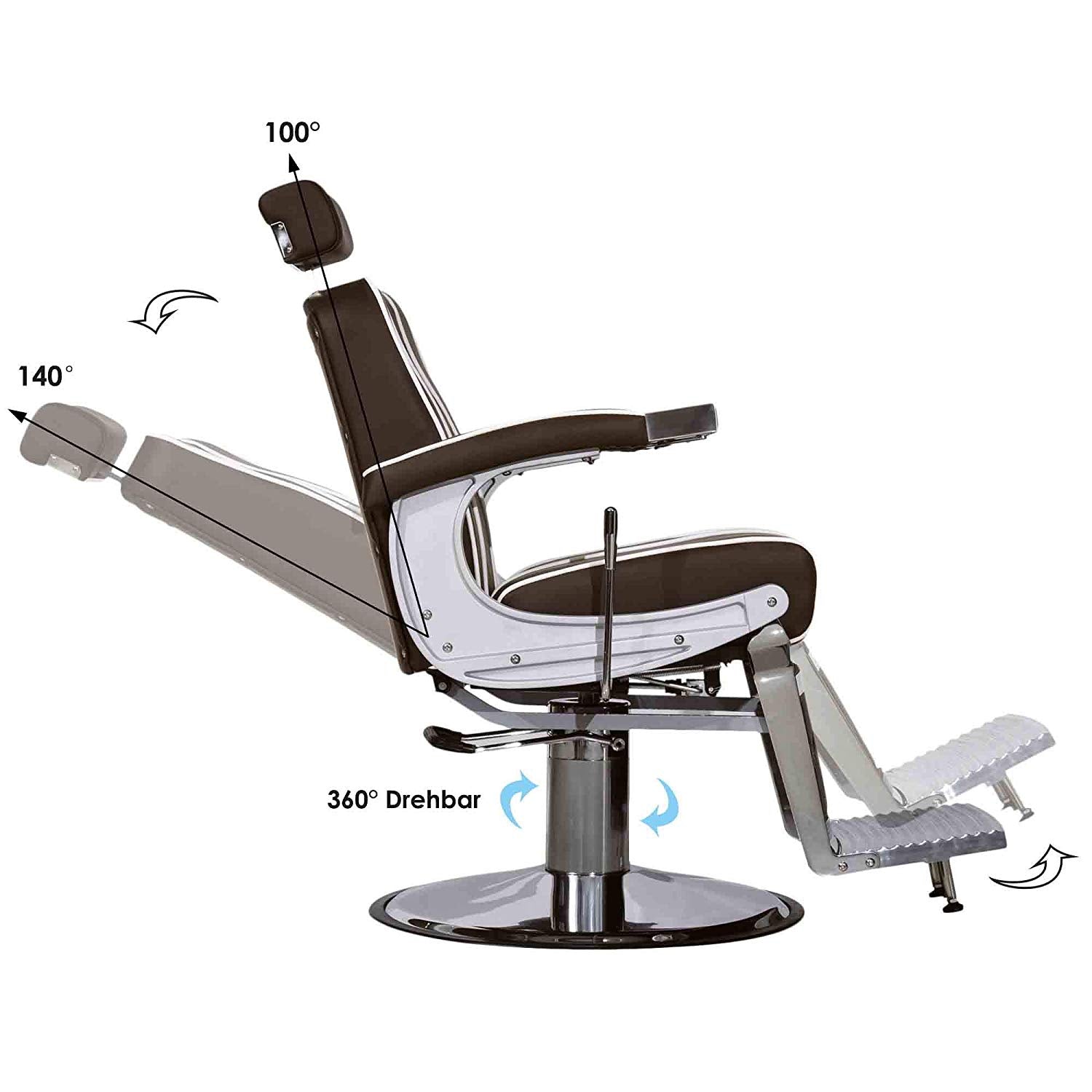 Friseurstuhl Bedienungsstuhl 3810BR