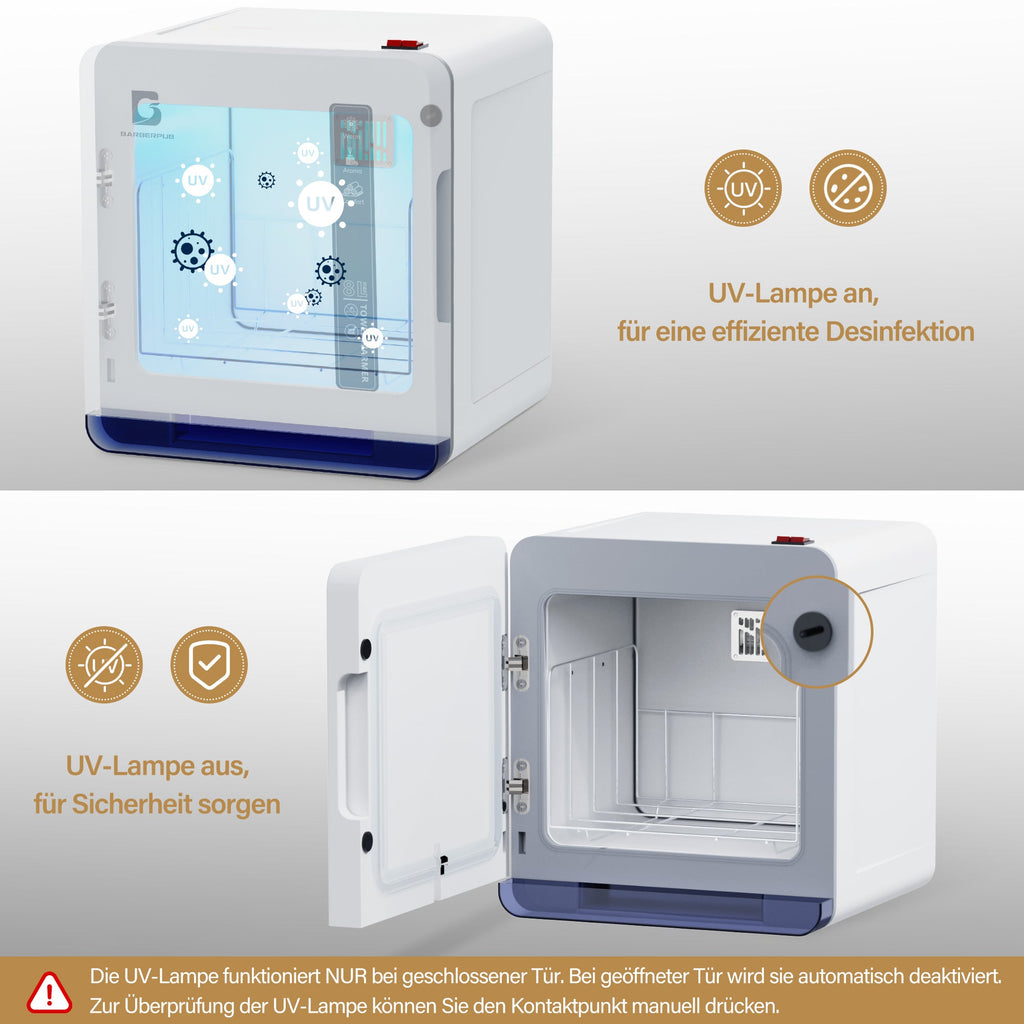 Handtuchwärmer mit UV-Sterilisator HW208W Weiß