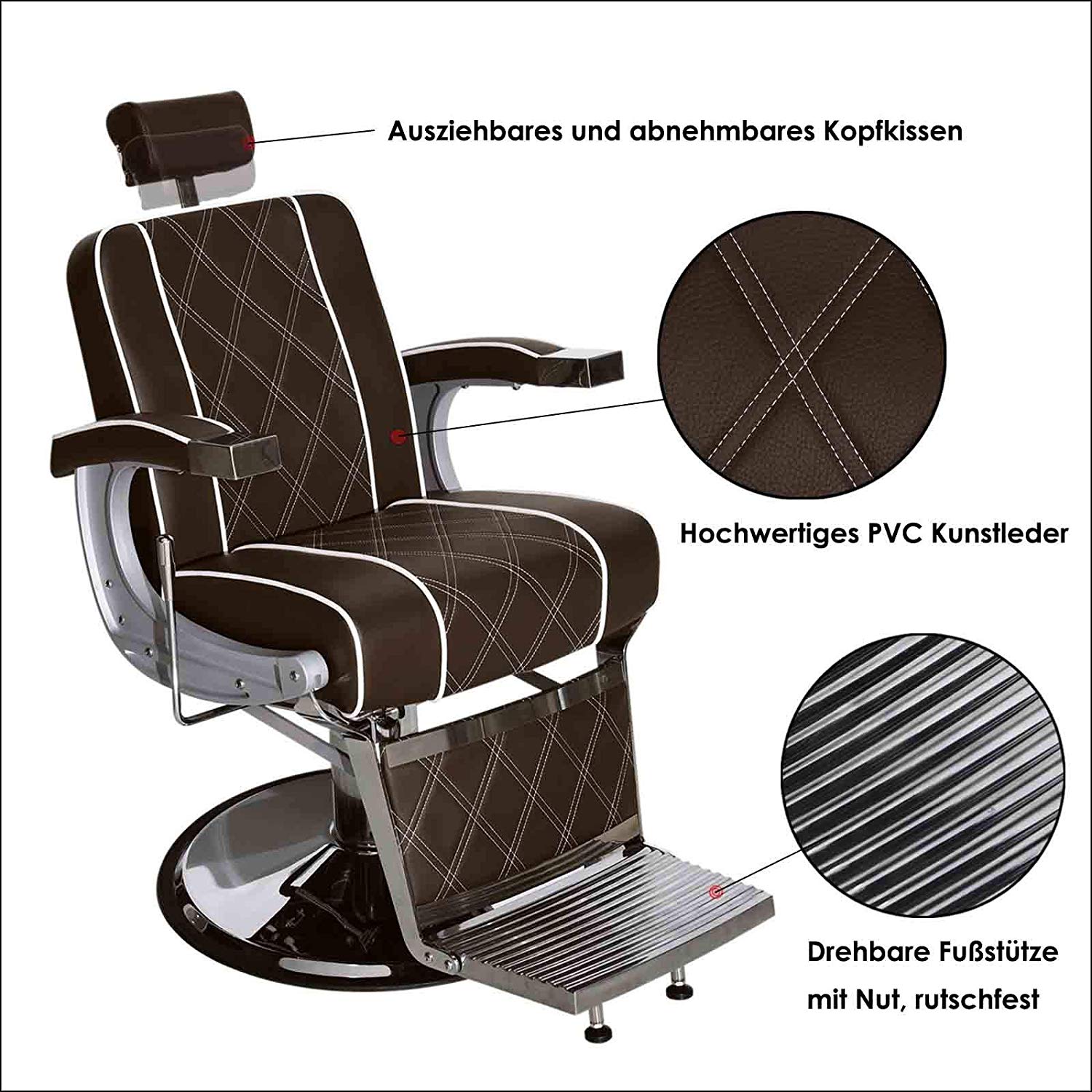 Friseurstuhl Bedienungsstuhl 3810BR