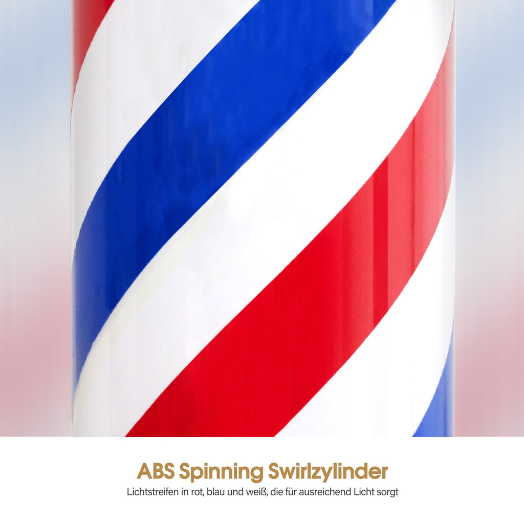 Barber Pole Barbierstab L054-1 Blau/Rot/Weis