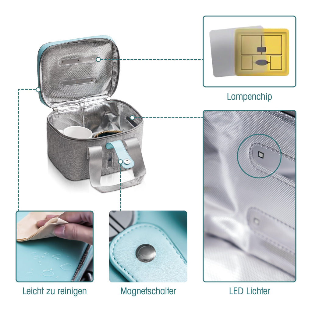 Tragbare UV Licht Sterilisator UV Desinfektion Tasche