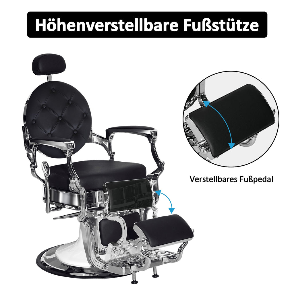 Friseurstuhl Retro Vintage 3860BK