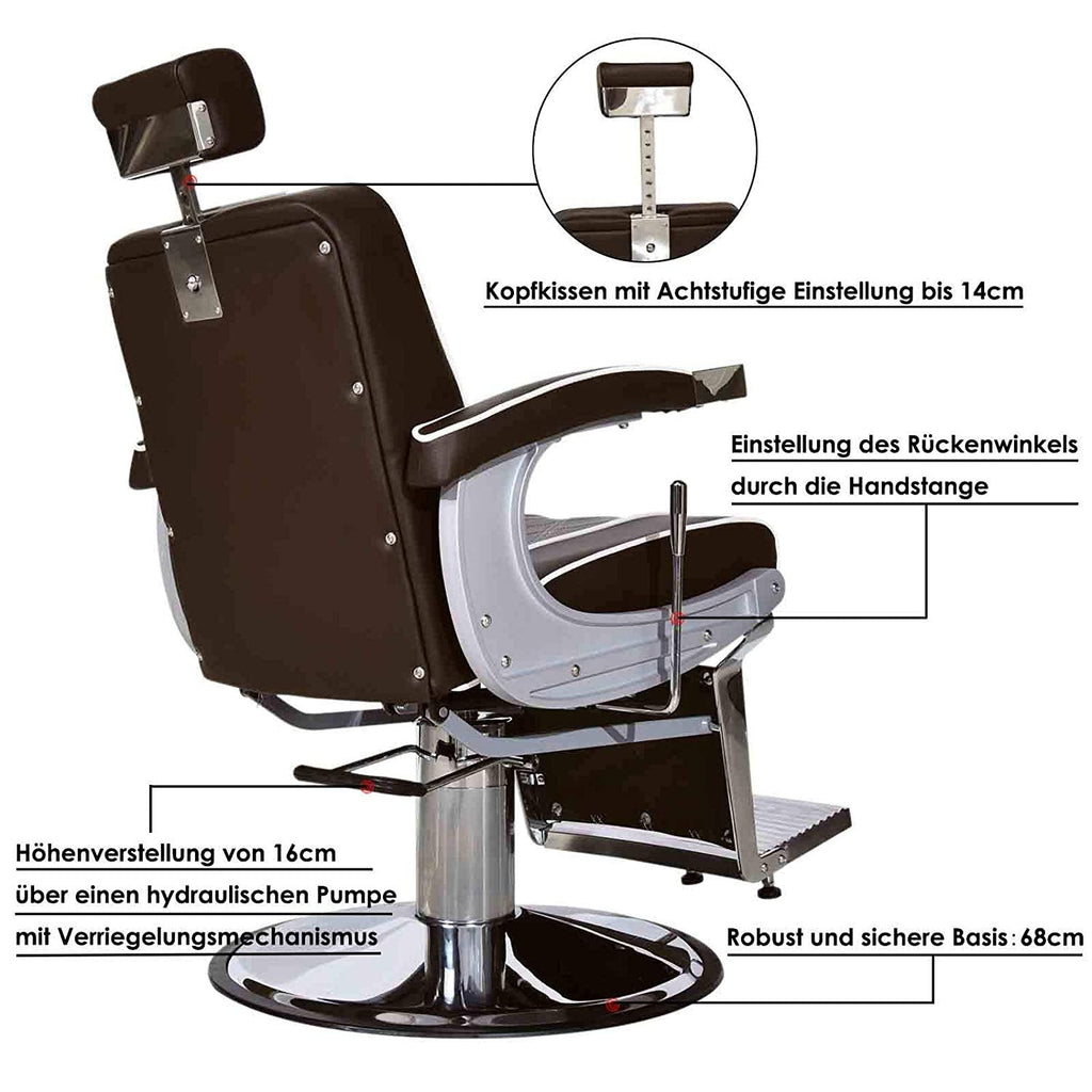 Friseurstuhl Bedienungsstuhl 3810BR