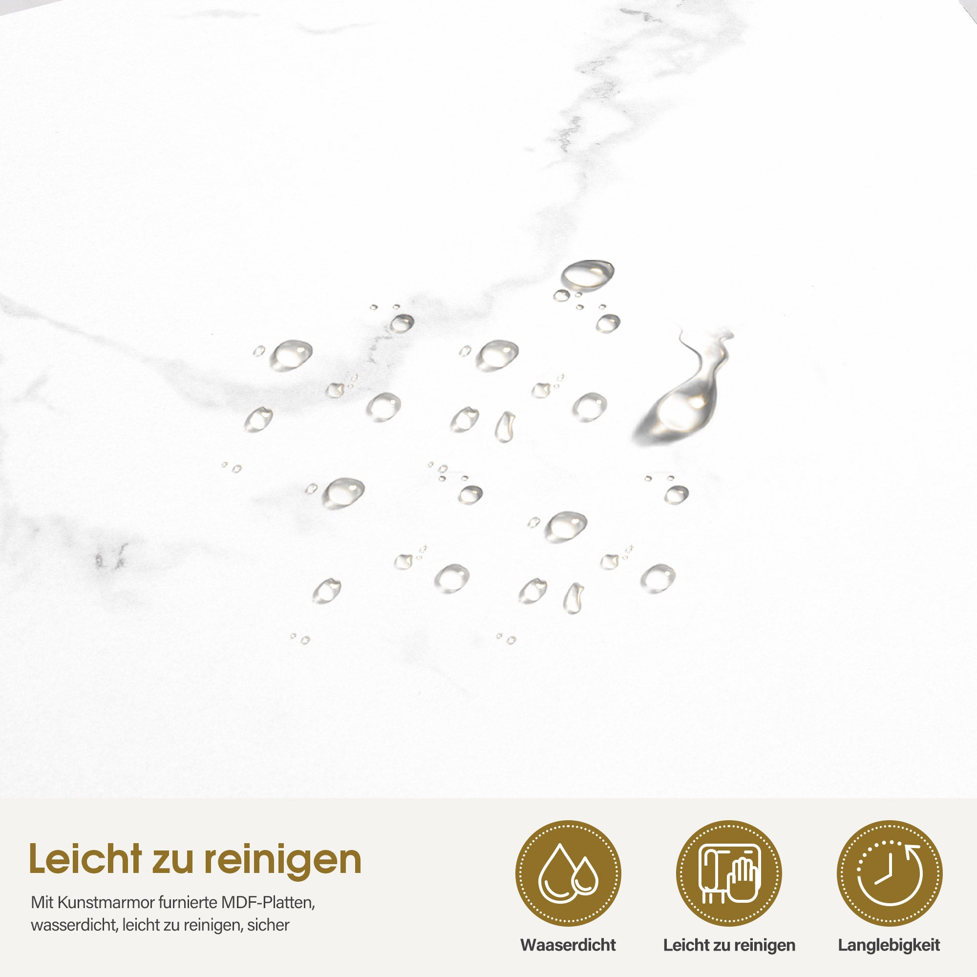 Manikürtisch mit 4 Schubladen, 1 Regal & 5 Ablagen - Nageltisch mit Absaugung