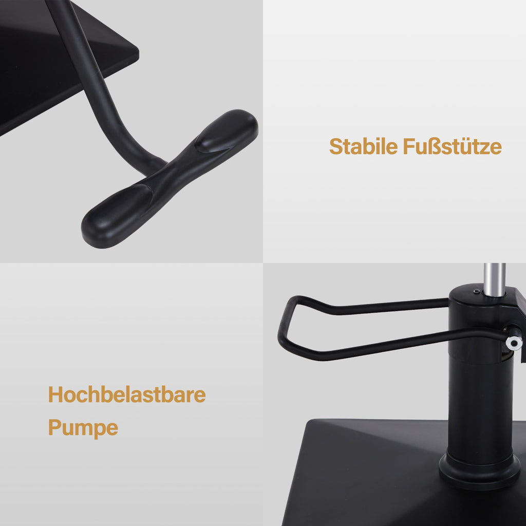 Friseurstuhl 2058 Schwarz