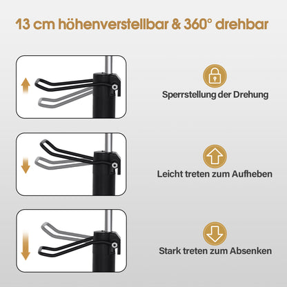 Friseurstuhl 2058 Schwarz
