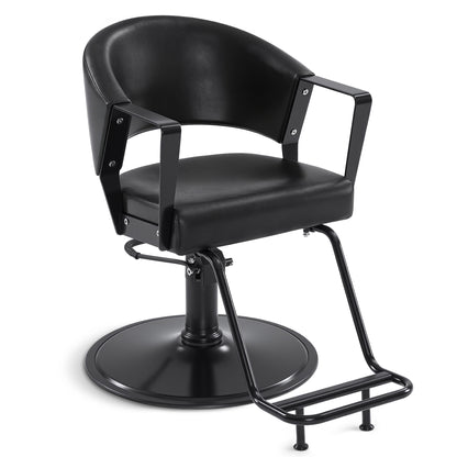 Friseurstuhl Modern 2083 Schwarz