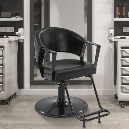 Friseurstuhl Modern 2083 Schwarz