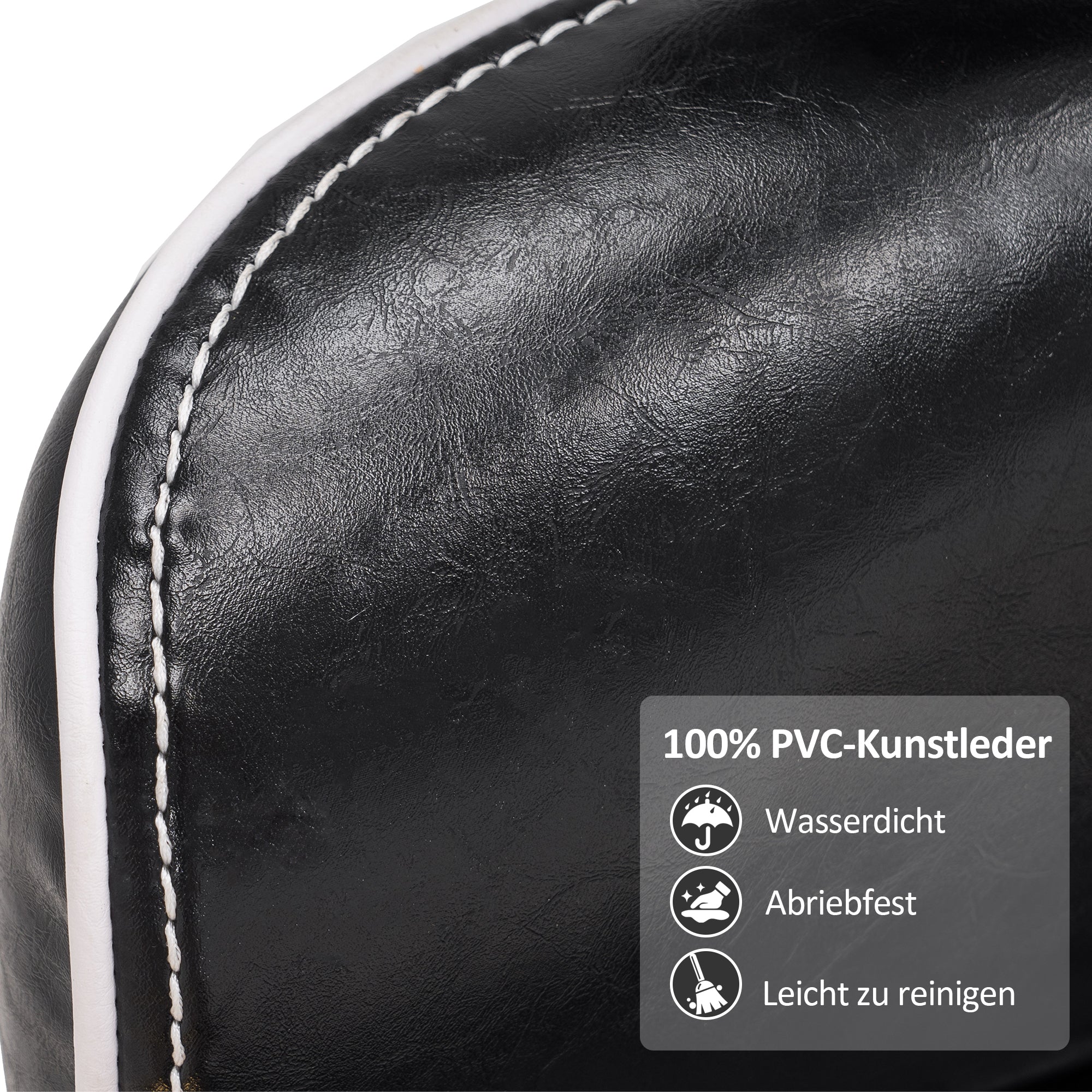 Friseurstuhl Vintage Retro 3078 Schwarz-Gold