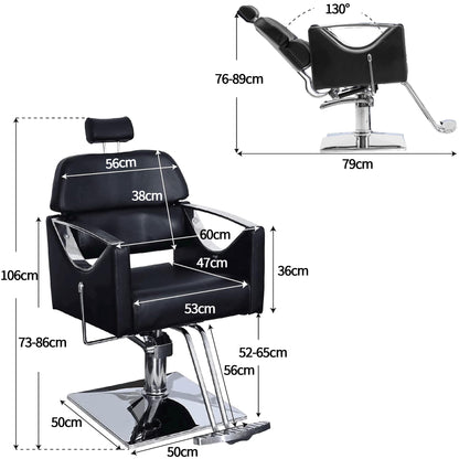 Friseurstuhl Bedienungsstuhl 3126BK