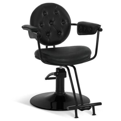 Friseurstuhl Vintage 3159 Schwarz