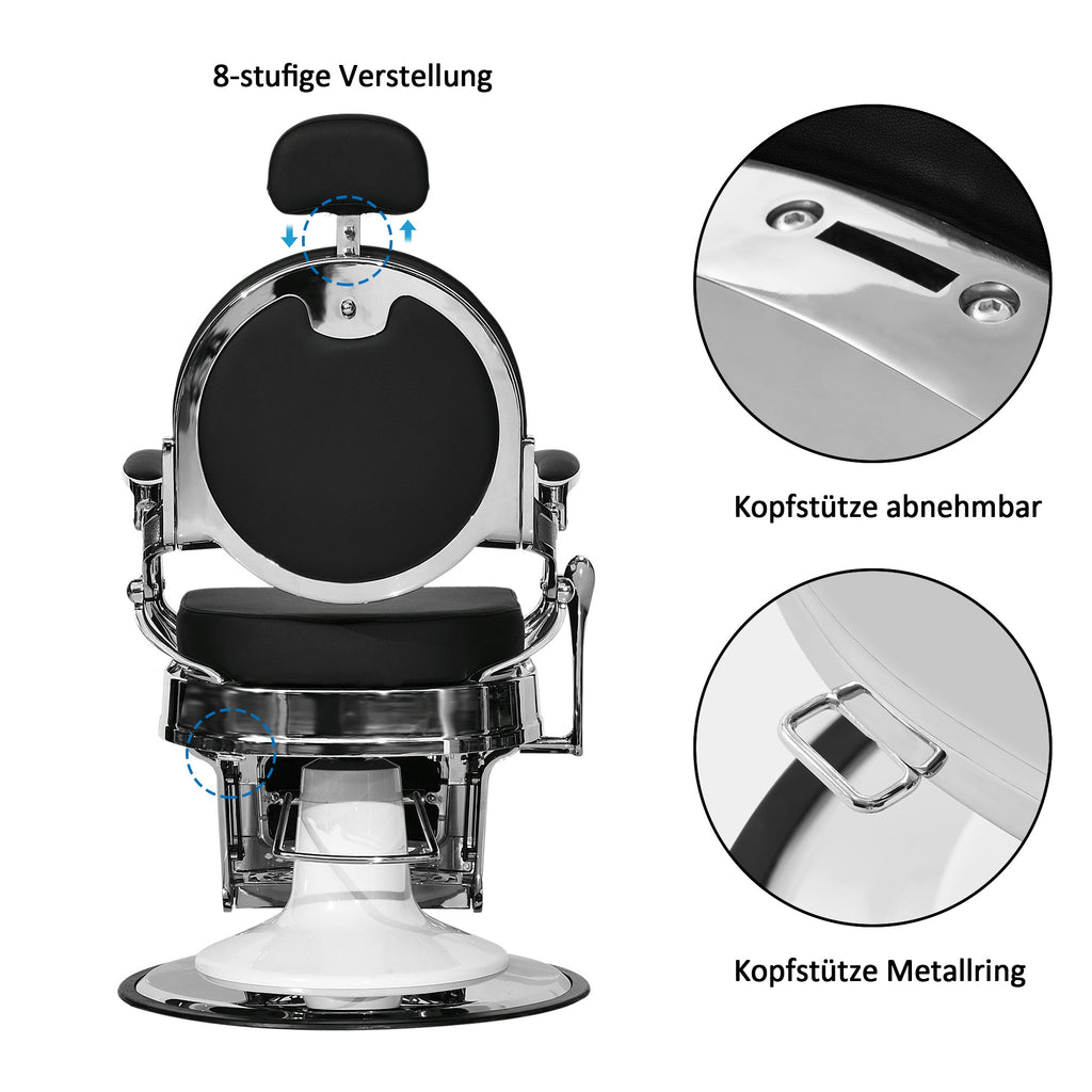 Friseurstuhl Retro Vintage 3860BK