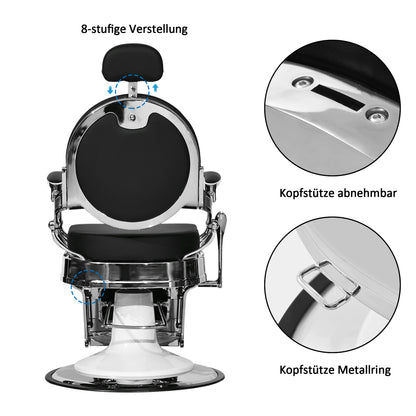 Friseurstuhl Retro Vintage 3860BK
