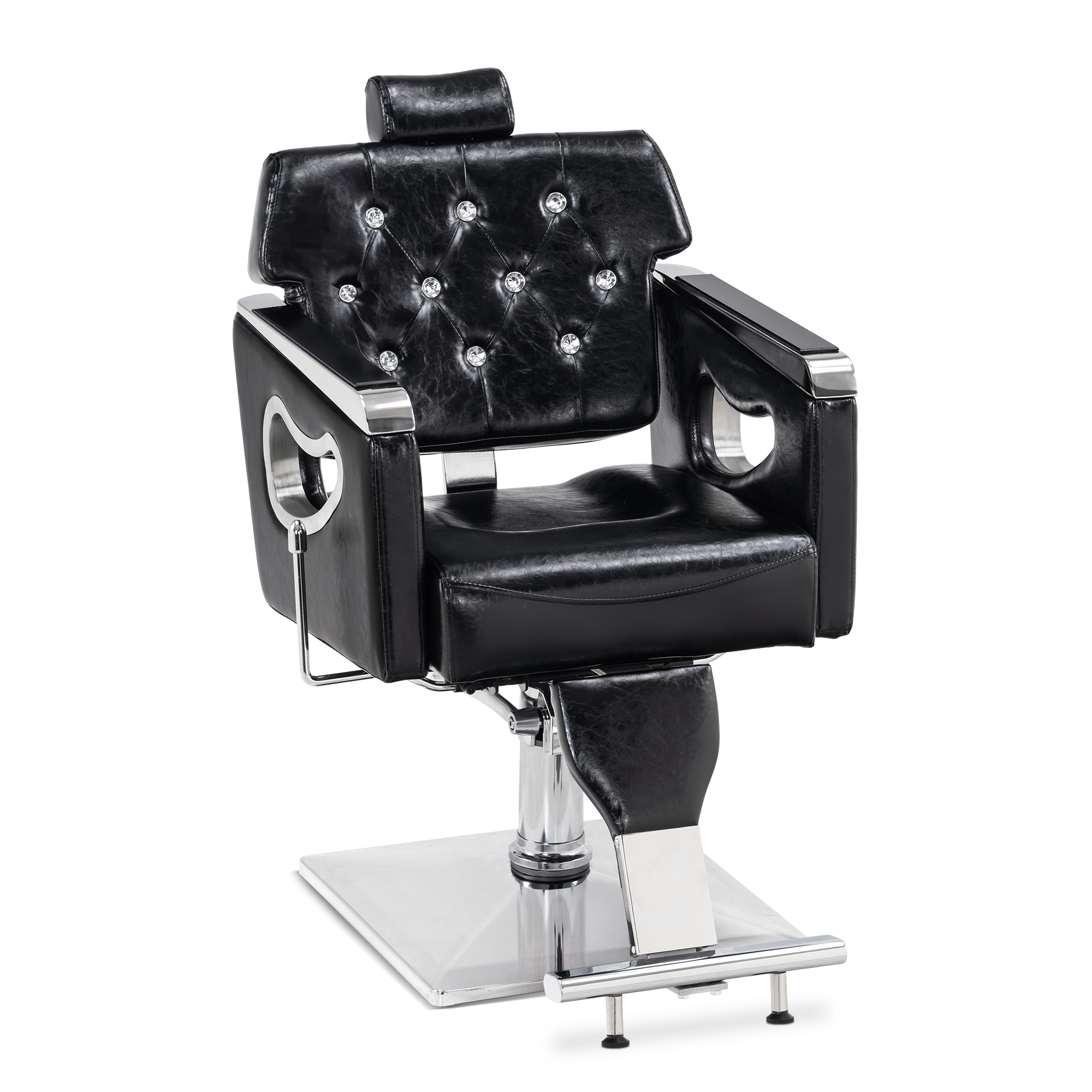 Friseurstuhl Retro Vintage 8132 Schwarz