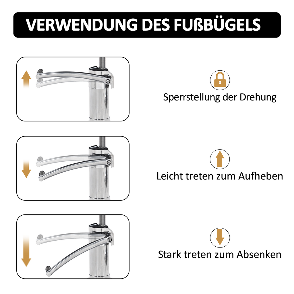 Friseurstuhl Retro Vintage 8132 Schwarz