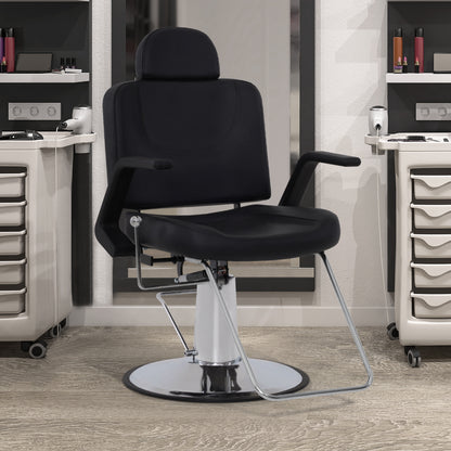 Friseurstuhl 8817 Schwarz