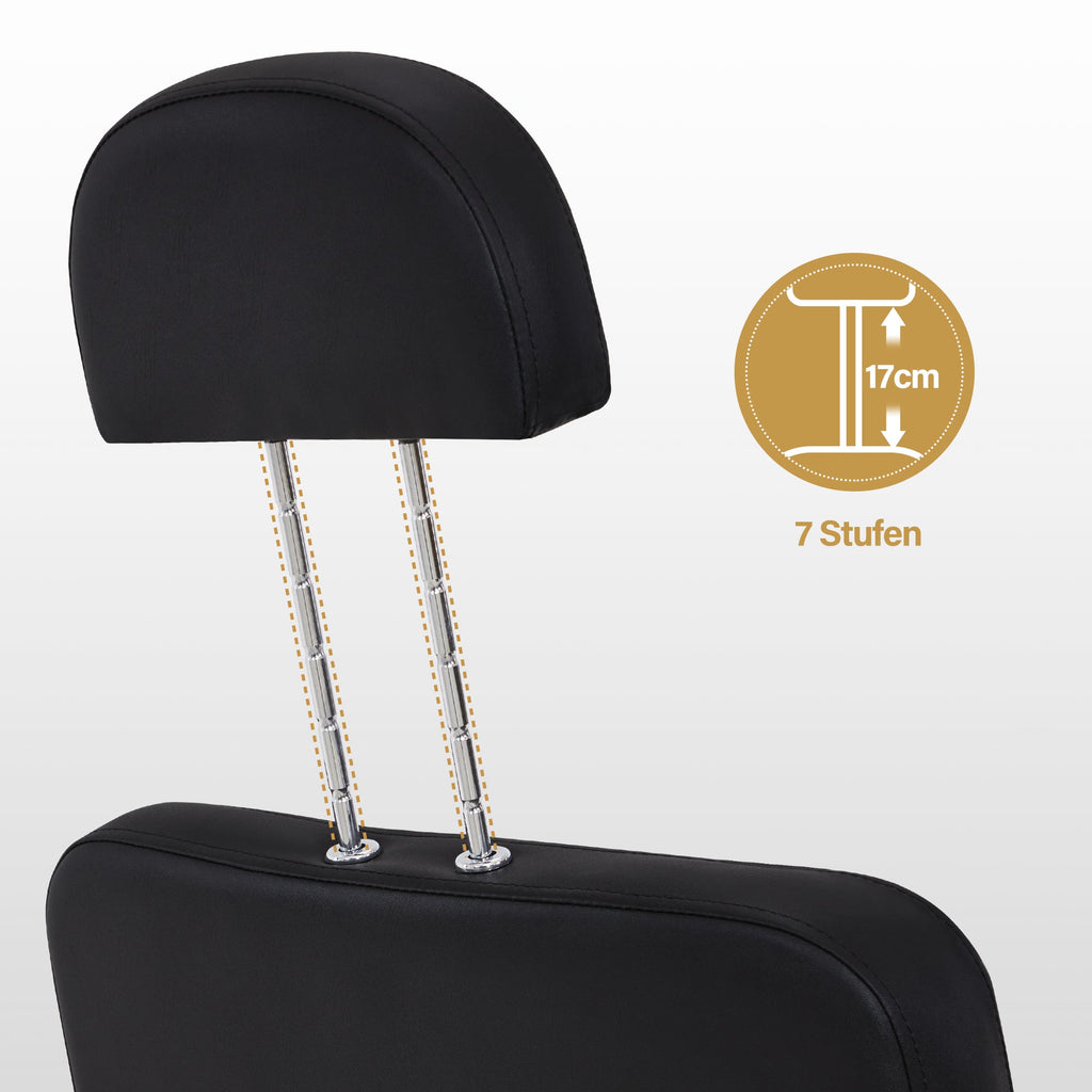 Friseurstuhl 8817 Schwarz