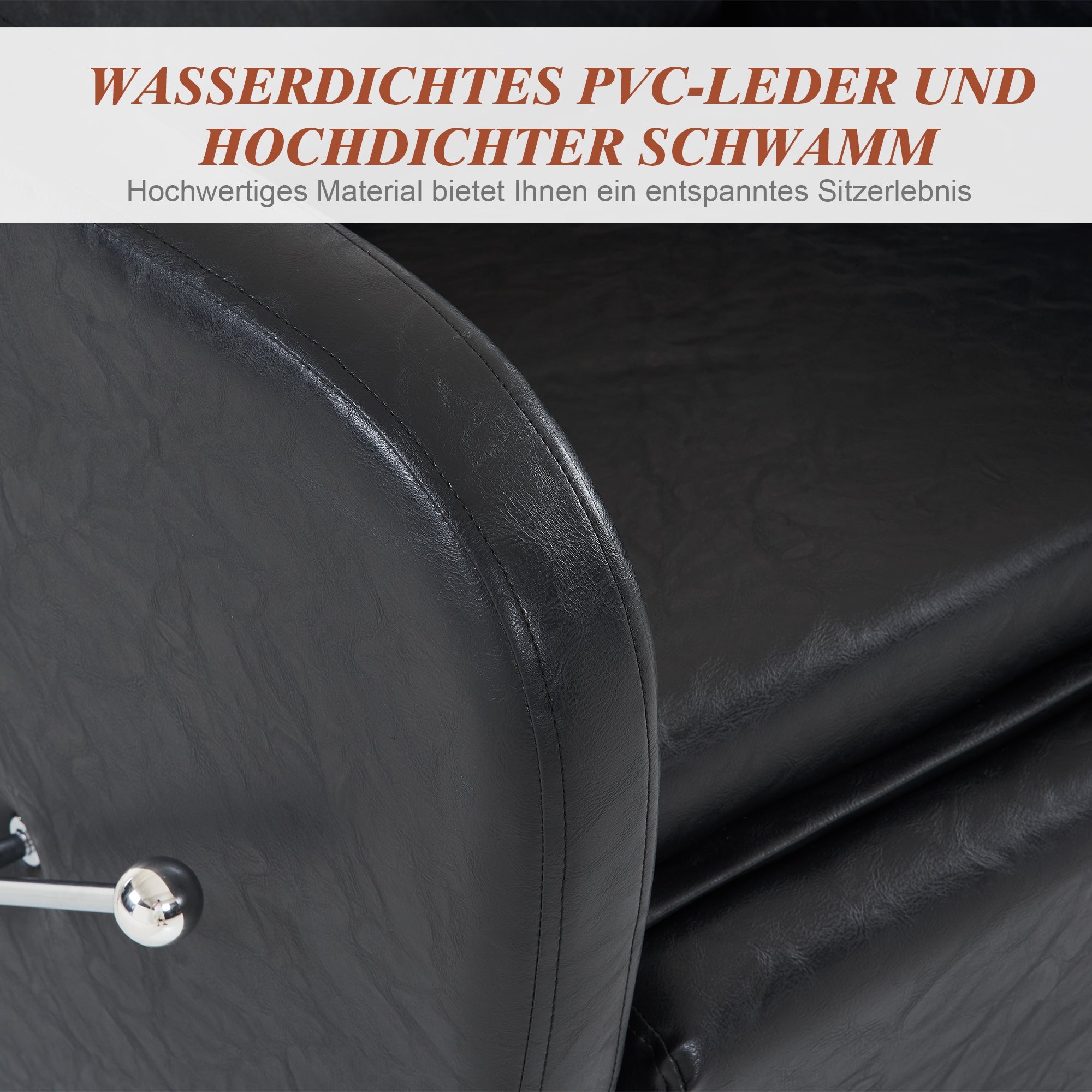 Friseurwaschbecken Waschplatz Shampoo Stuhl 9090 Schwarz