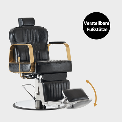 Friseurstuhl Retro 9238 Schwarz