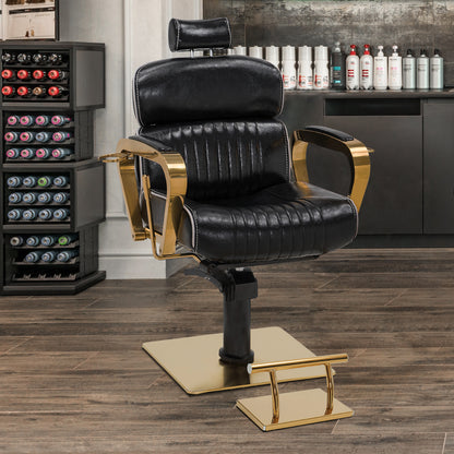 Edelstahl Fußstütze Professional FT001S Gold