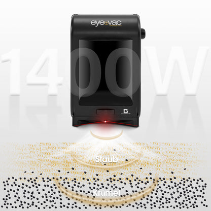 Staubsauger Haarsauger mit Sensor 1400 W Schwarz