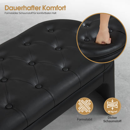 3-Sitzer Sitzbank W510 Schwarz