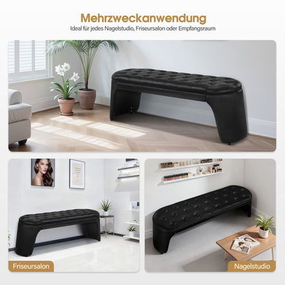 3-Sitzer Sitzbank W510 Schwarz