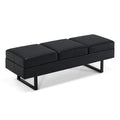 3-Sitzer Sitzbank W513 Schwarz