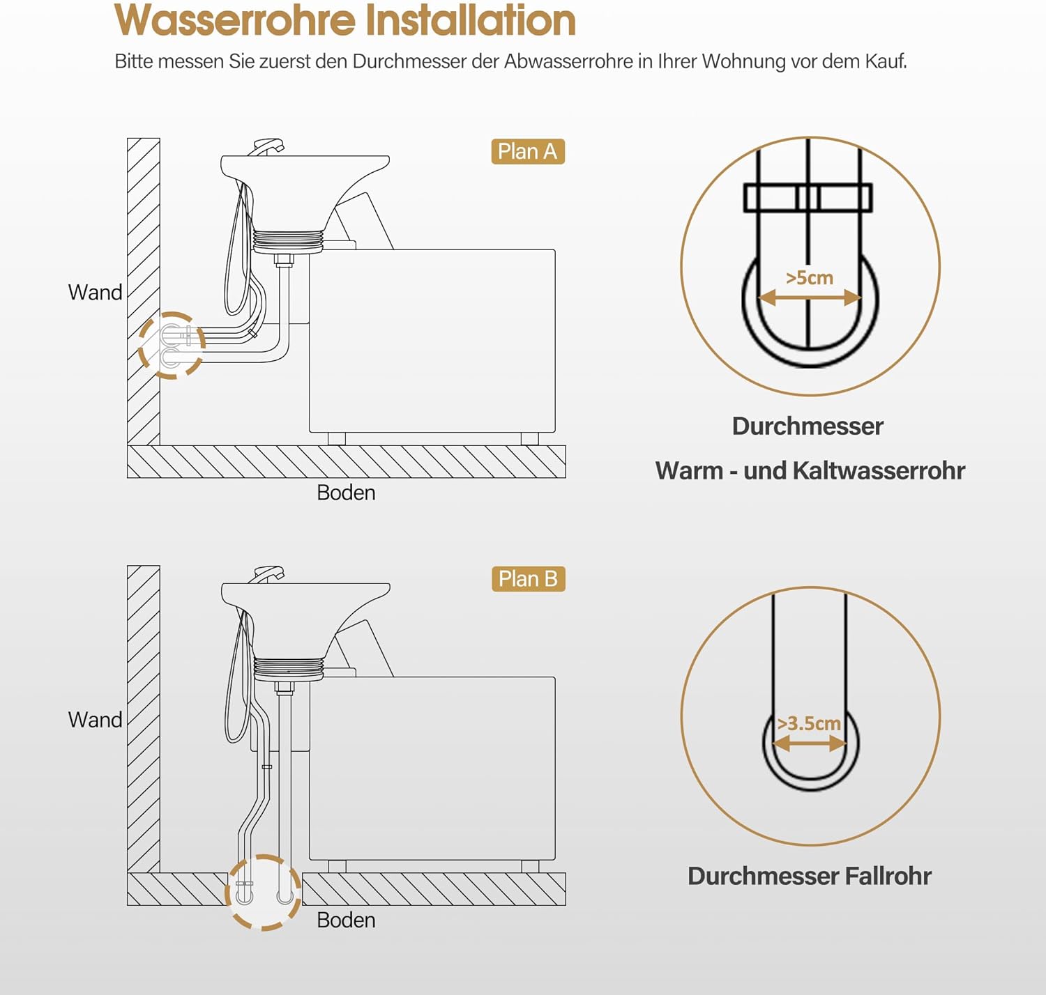 Friseurstuhl mit Waschbecken 8675 Schwarz