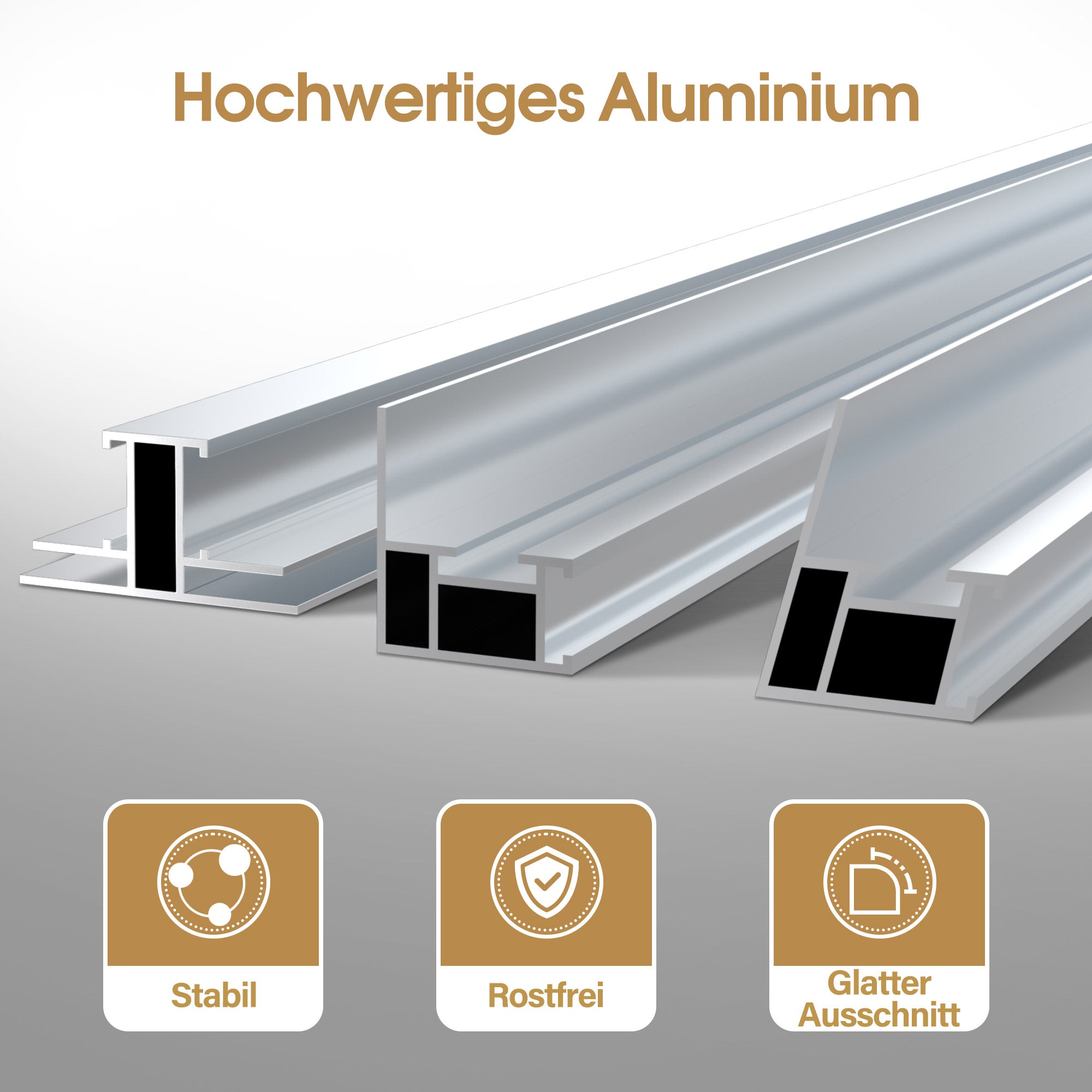 Aluminiumrahmen für Hexagon LED Garage Light