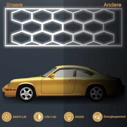 Hexagon LED Garage Light LP004