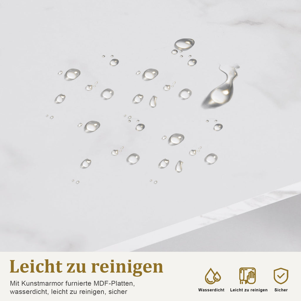 Manikürtisch mit Schublade & Schrank - Nageltisch mit Absaugung & 3 Steckdosen
