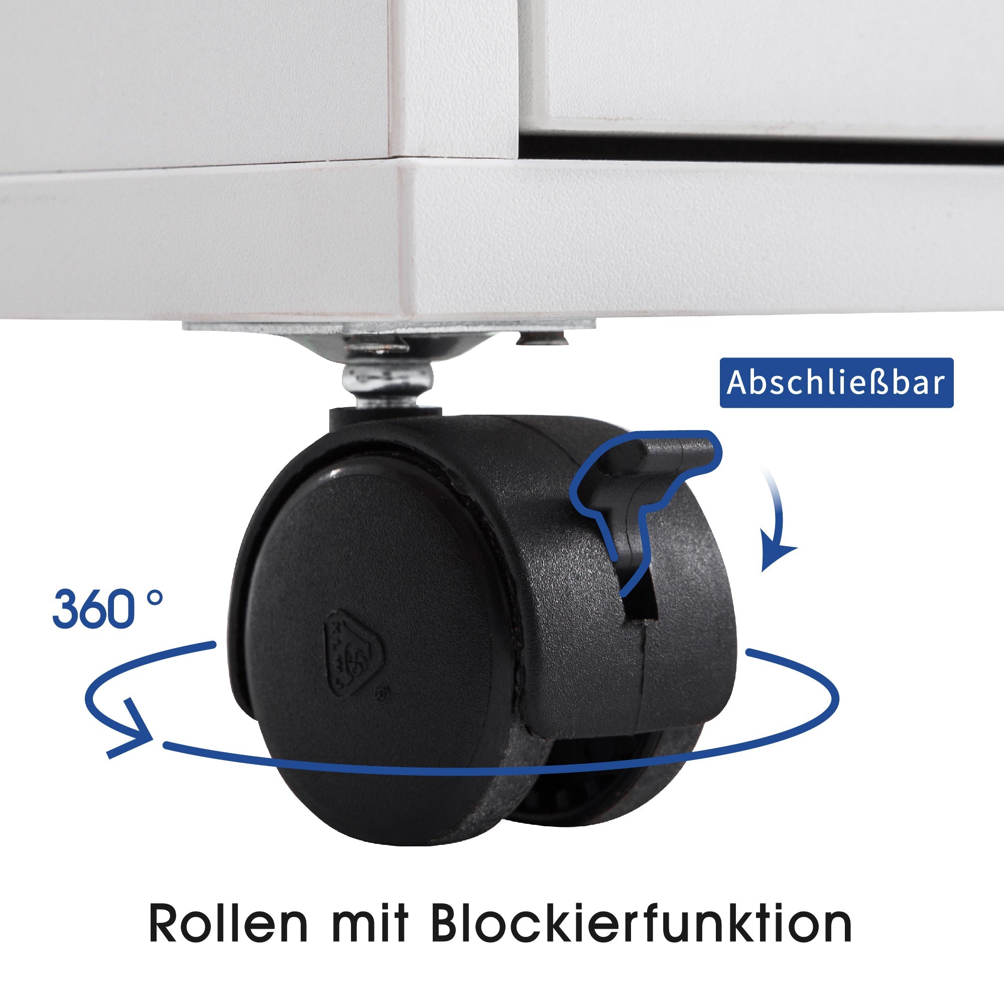 Friseurwagen Kosmetikwagen Arbeitswagen Rollwagen Weiß