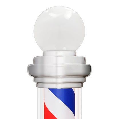 Barber Pole Barbierstab mit LED Kugelleuchte L018B